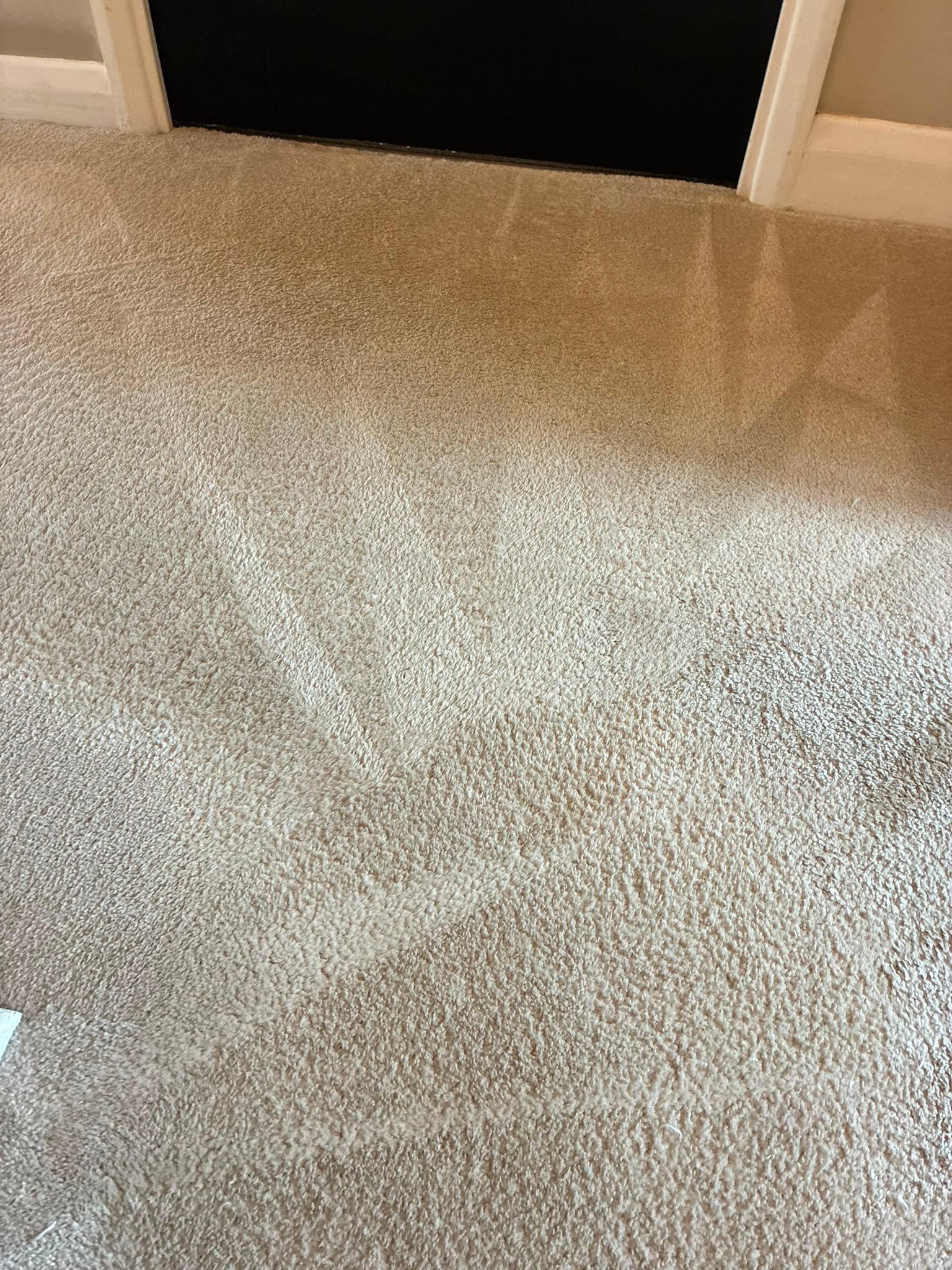 High traffic stairs and hallway cleaning
